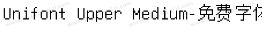 Unifont Upper Medium字体转换